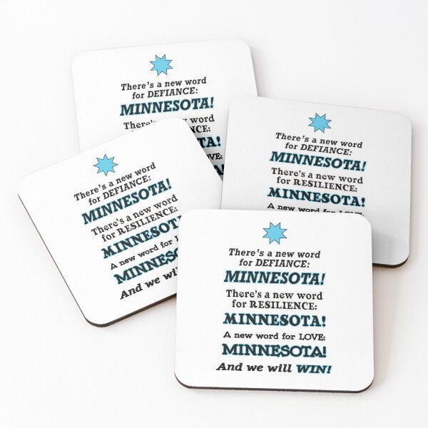Item preview, There’s a new word for defiance Minnesota, white background designed and sold by mntimg.