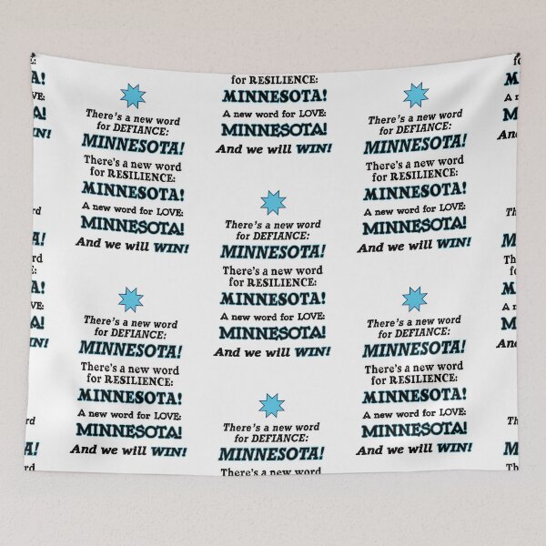 Item preview, There’s a new word for defiance Minnesota, white background designed and sold by mntimg.