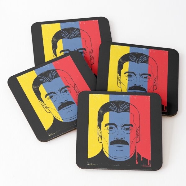 Item preview, Nicolás Maduro Portrait with Venezuela Flag | Political Art Tee & Poster | Venezuela Tricolor Symbolism designed and sold by SeriouslyArtistical.