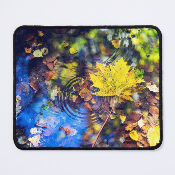 Item preview, A yellow leaf in the water designed and sold by V. Matthiesen.