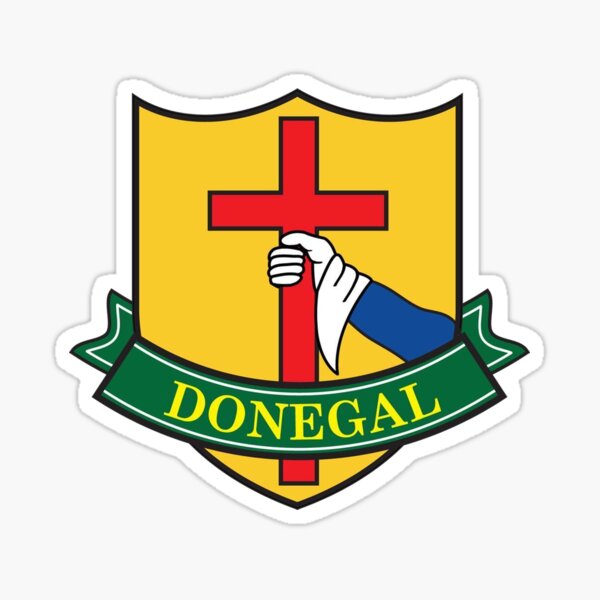 Retro Donegal GAA Jersey Sticker