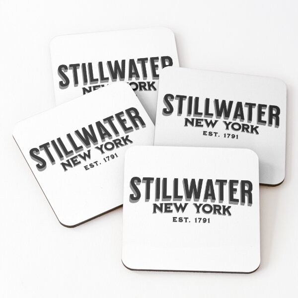 Item preview, Stillwater New York Black Vintage Collegiate Typography designed and sold by American Travels.