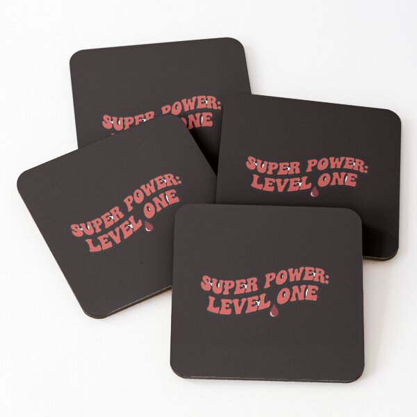 Item preview, Super Power Level One – Red Nose Drip Tee designed and sold by Mirks74.