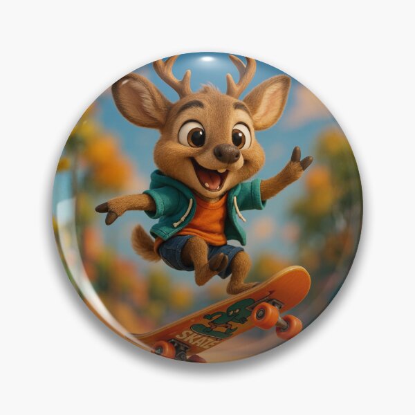 Item preview, Skater Mule Deer designed and sold by Sillytoe.