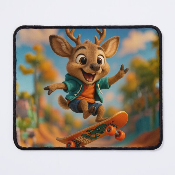 Item preview, Skater Mule Deer designed and sold by Sillytoe.
