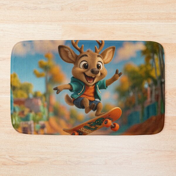 Item preview, Skater Mule Deer designed and sold by Sillytoe.