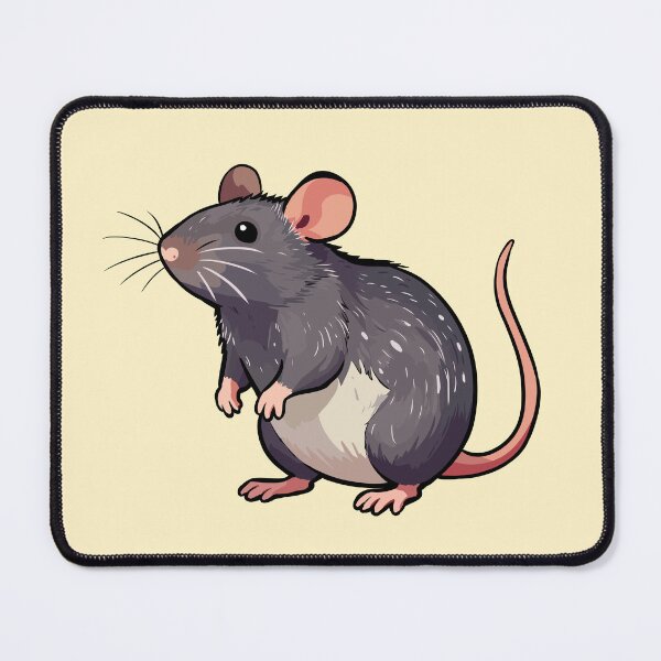 Item preview, Rat Cartoon Style Line Art Illustration designed and sold by MartynaKanik.