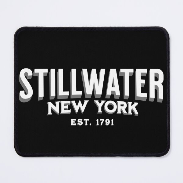 Item preview, Stillwater New York Est. 1791 White Vintage Typography designed and sold by American Travels.