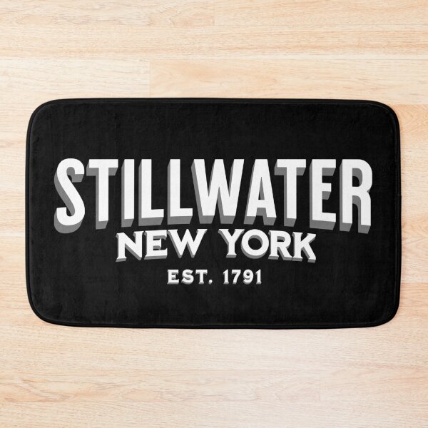 Item preview, Stillwater New York Est. 1791 White Vintage Typography designed and sold by American Travels.