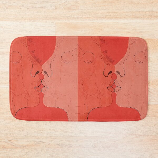 Item preview,  Artistic close-up of two lovers kissingю Valentine’s Day illustration designed and sold by AnnaTymosh.