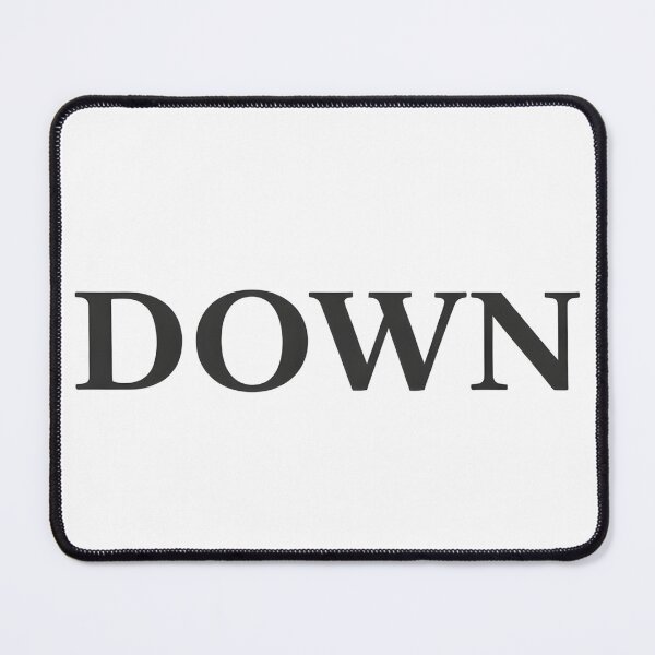 Item preview, DOWN – Australia Minimal Typography Statement designed and sold by SVALANART.