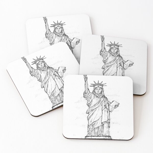 Item preview, Statue of Liberty In Ink  designed and sold by wbhny.