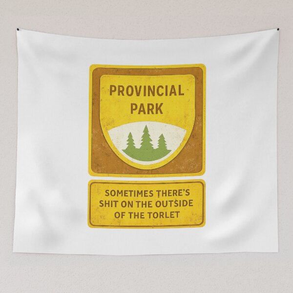 Item preview, Sometimes There’s Shit on the Outside of the Torlet – Letterkenny Camping Tee designed and sold by CompassLake.