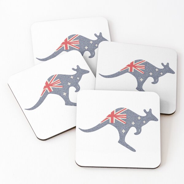 Item preview, Australia Kangaroo – Aussie Pride Silhouette designed and sold by SVALANART.