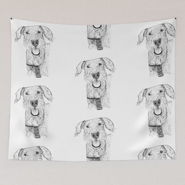 Item preview, Shaggy Dog Portrait - Scruffy Best Friend designed and sold by wbhny.