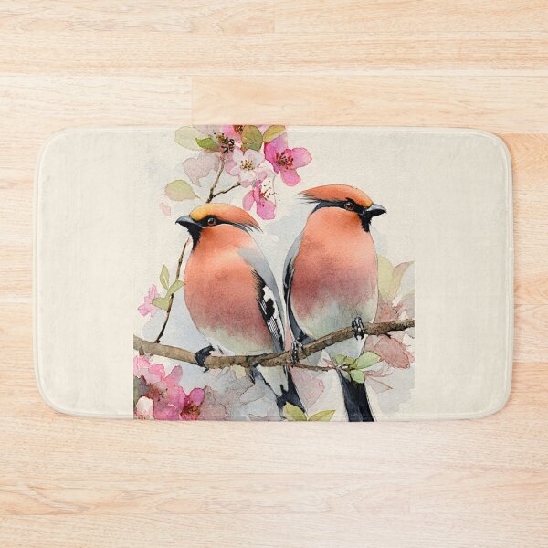 Item preview, Whispers of Spring : Bombycilla garrulus Bohemian waxwing #1 designed and sold by Helios Be. Lavsh.