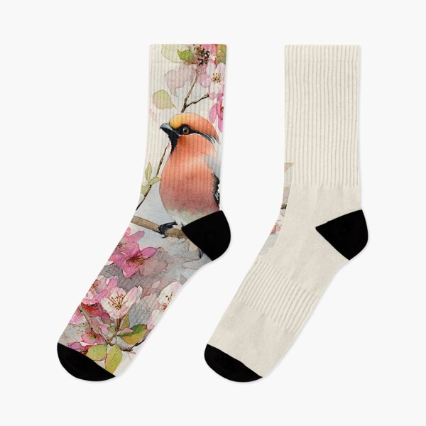 Item preview, Whispers of Spring : Bombycilla garrulus Bohemian waxwing #1 designed and sold by Helios Be. Lavsh.