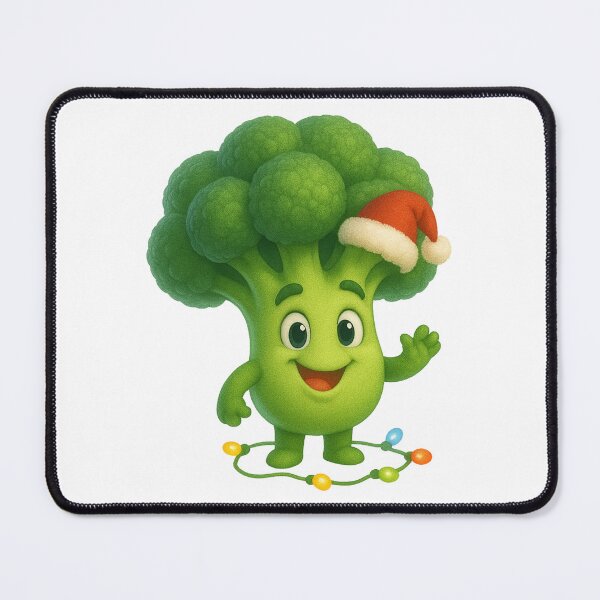 Item preview, Christmas Broccoli designed and sold by Sillytoe.