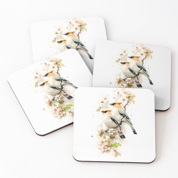 Item preview, Whispers of Spring : Bombycilla garrulus Bohemian waxwing #2 designed and sold by Helios Be. Lavsh.
