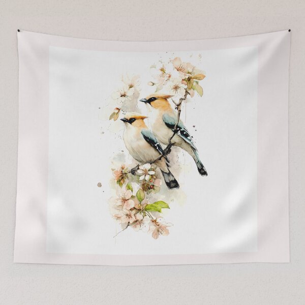 Item preview, Whispers of Spring : Bombycilla garrulus Bohemian waxwing #2 designed and sold by Helios Be. Lavsh.