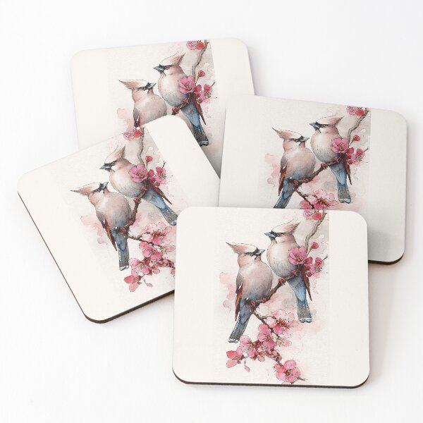 Item preview, Whispers of Spring : Bombycilla garrulus Bohemian waxwing #3 designed and sold by Helios Be. Lavsh.