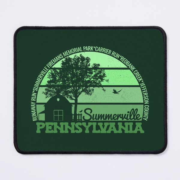 Item preview, Summerville Pennsylvania Sunset Retro Vintage Local Pride Logo designed and sold by CRHPOD20.