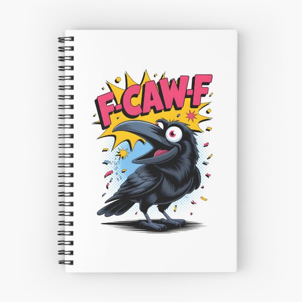 Item preview, F-CAW-F Comic Funny Crow Pop Art With Bold Comic Style designed and sold by MuniraWearify.