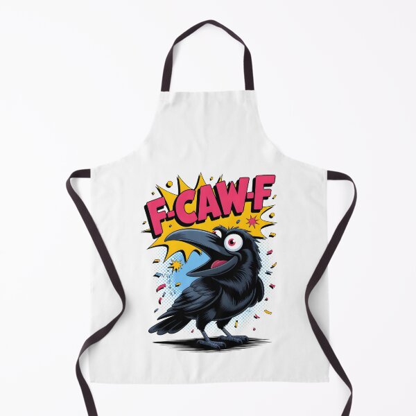 Item preview, F-CAW-F Comic Funny Crow Pop Art With Bold Comic Style designed and sold by MuniraWearify.