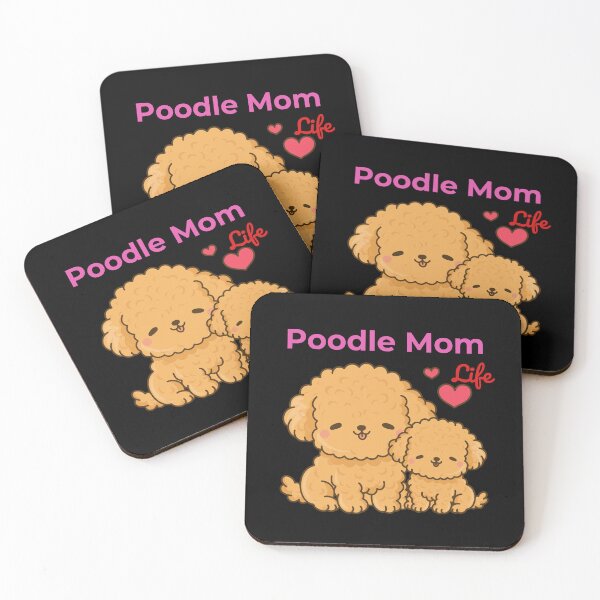 Item preview, Poodle Mom Life Cute Illustration – Adorable Dog Mom Gift Design designed and sold by Graphizia.