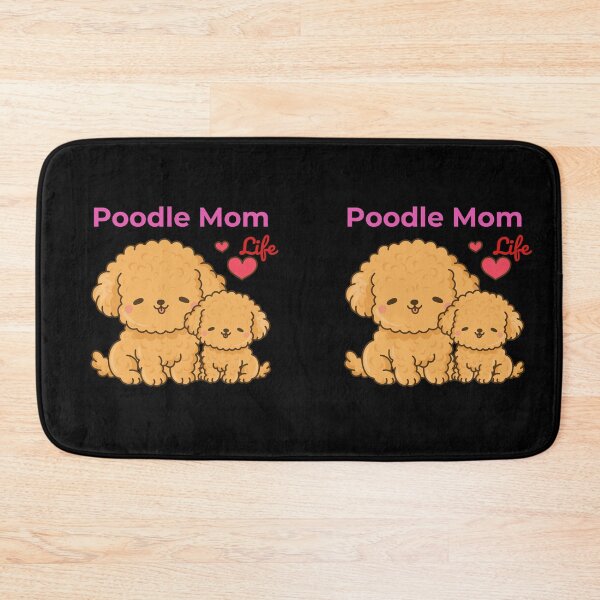 Item preview, Poodle Mom Life Cute Illustration – Adorable Dog Mom Gift Design designed and sold by Graphizia.