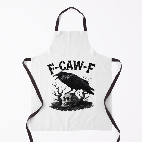 Item preview, F-CAW-F Raven Skull Gothic Dark Fantasy Crow designed and sold by MuniraWearify.