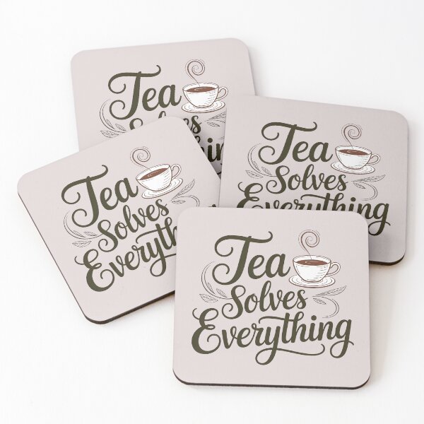 Item preview, Tea Solves Everything designed and sold by Moonody Designs.