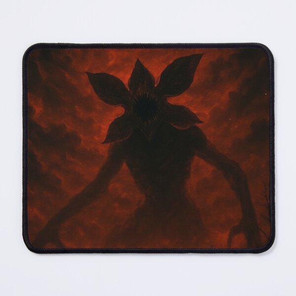 Item preview, Giant Shadow Monster - Dark Red Sky Horror Art designed and sold by OMG DSGN.