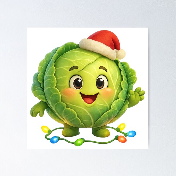 Item preview, Christmas Cabbage 1 designed and sold by Sillytoe.