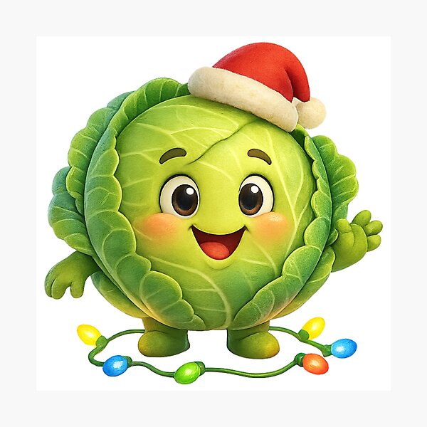 Item preview, Christmas Cabbage 1 designed and sold by Sillytoe.