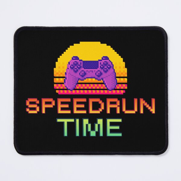 Item preview, Speedrun Time Retro Sunset Controller – Pixel Art Gaming Style designed and sold by PHRASEandSTYLE.