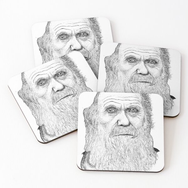 Item preview, Charles Darwin Portrait - Detailed Evolution designed and sold by wbhny.