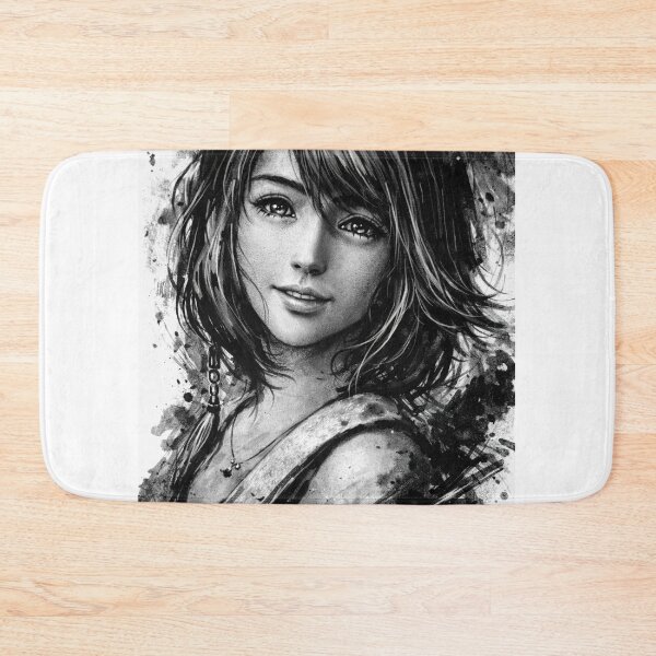 Item preview, Final Fantasy X - Yuna Hand Drawn design designed and sold by AnimeHentaiArt.
