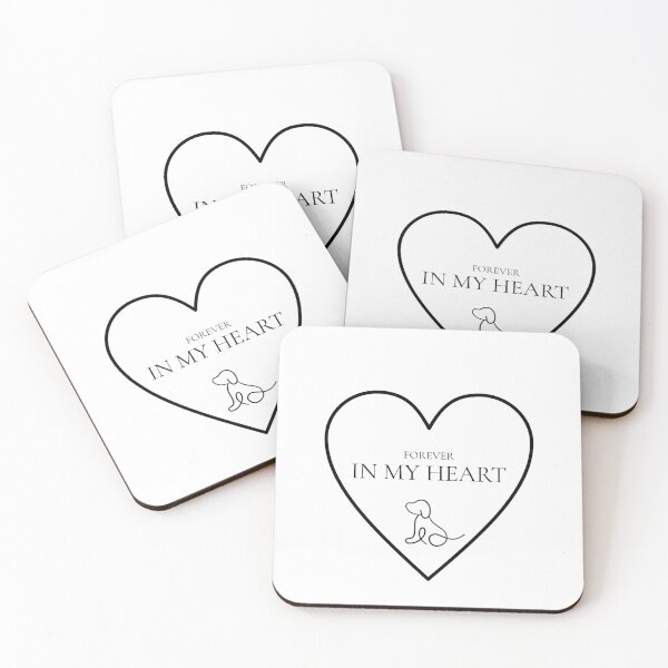 Item preview, Dog memorial - Forever in my heart designed and sold by ForeverPaws.