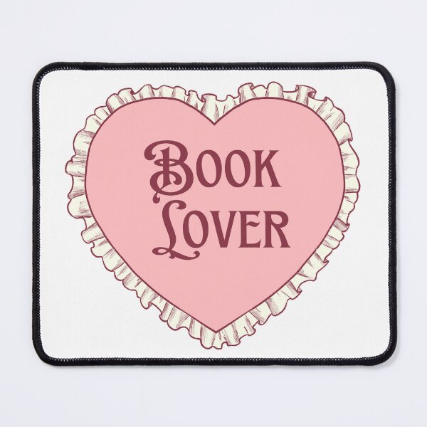 Item preview, book lover heart designed and sold by Bibliophaerie.