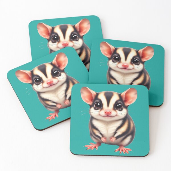 Item preview, Adorable Sugar Glider Art Cute Animal Illustration for Stickers, Gifts, Nursery Decor & Merch designed and sold by Whimsical Art by Angela.