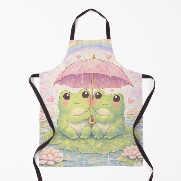 Item preview, In Love Frogs on a Lilypad designed and sold by KyliesKanvas22.