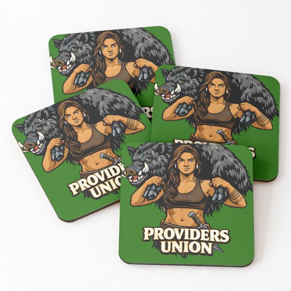 Item preview, "Providers Union" Wahine Boar Hunting Tee    #808 designed and sold by NoShirtNoService.
