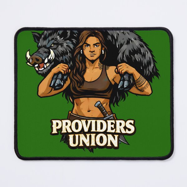 Item preview, "Providers Union" Wahine Boar Hunting Tee    #808 designed and sold by NoShirtNoService.