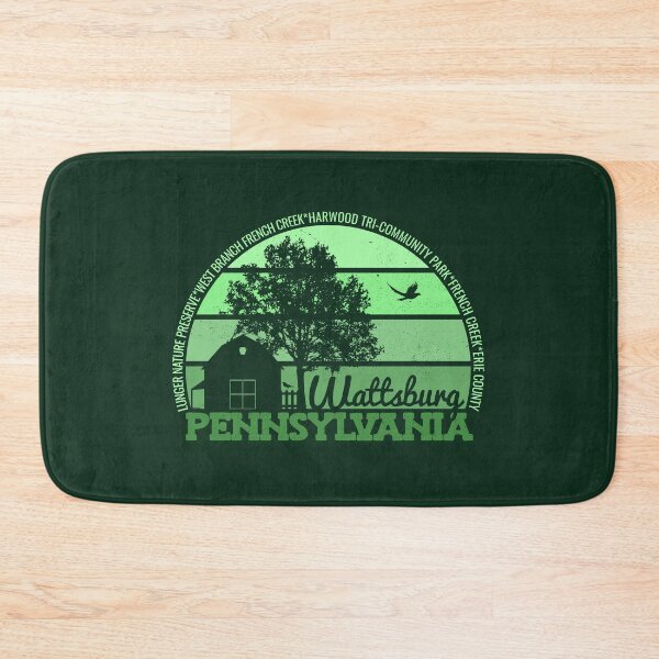 Item preview, Wattsburg Pennsylvania Sunset Retro Vintage Local Pride Logo designed and sold by CRHPOD20.