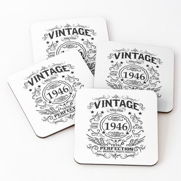 Item preview, Born in 1946 vintage 80th birthday gift designed and sold by Alexaltay.