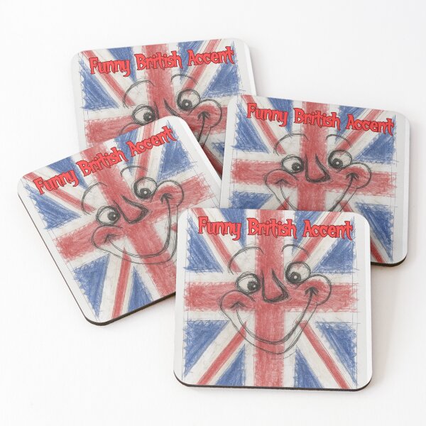Item preview, Funny British Accent designed and sold by Tom-Apex-Art.