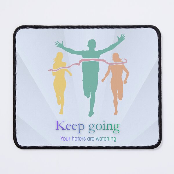 Item preview, Keep Going" - Runner Crossing Finish Line Motivational Design designed and sold by Best-Arch900.