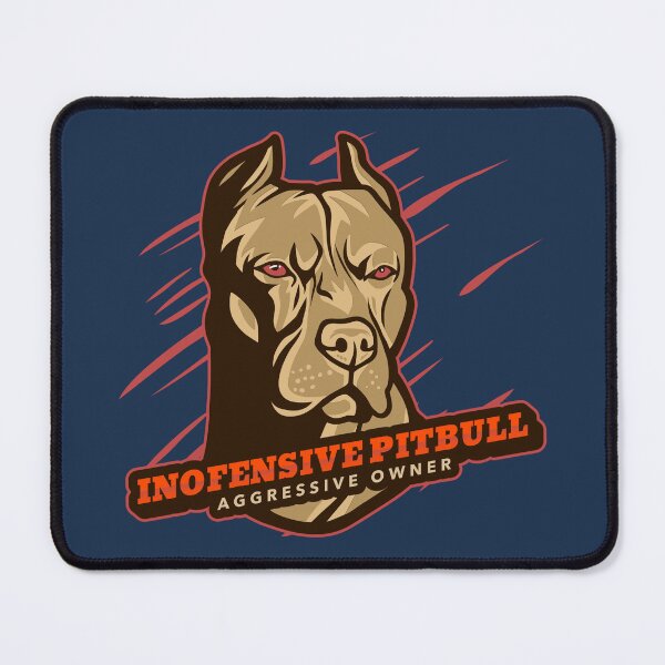 Item preview, Inofensive Pitbull – Aggressive Owner | Bold Dog Lover Design designed and sold by DesignsVault.