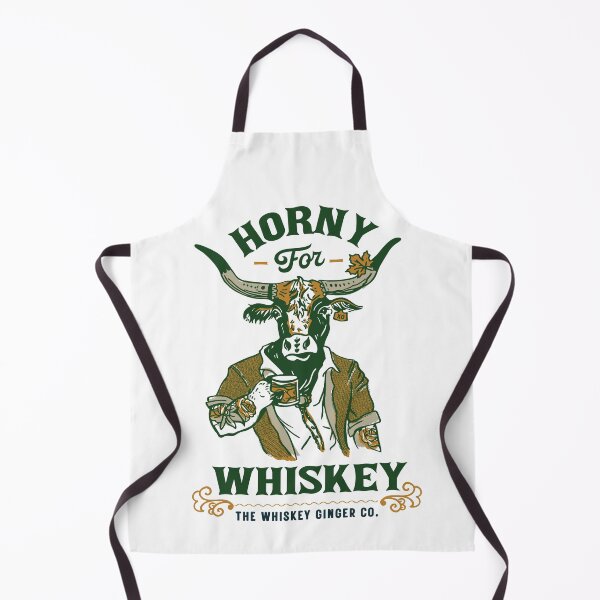Item preview, Horny For Whiskey Bull. Funny Whiskey Drinker Gifts For Men & Women designed and sold by The Whiskey Ginger Design Shop.